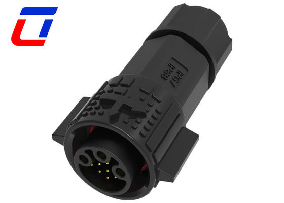 3 9 Pin IP67 Multi Pin Connector Types Waterproof Data And Power Connection