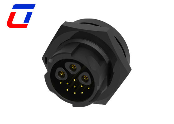 3 9 Pin IP67 Multi Pin Connector Types Waterproof Data And Power Connection
