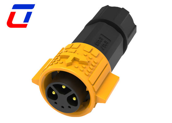 15A Male Female 3 Pin Power Connector 3 Pin Data Connector Waterproof M19