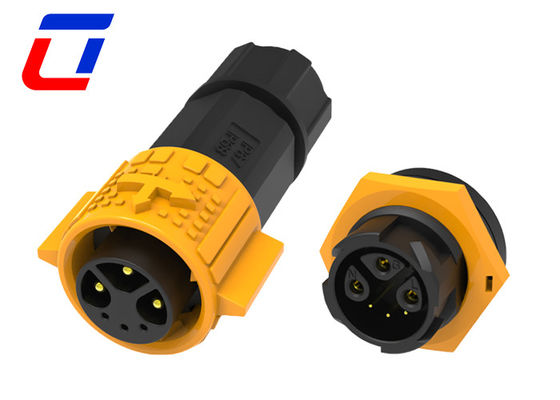 15A Male Female 3 Pin Power Connector 3 Pin Data Connector Waterproof M19