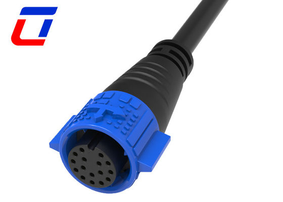 18 Pin Circular Waterproof Data Connector M19 Push Pull Cable To Cable Connectors