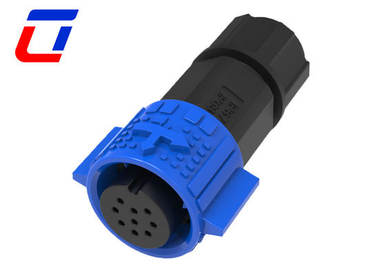 Outdoor Female Waterproof 9 Pin Wire Connector Male IP67 Panel Mount M19