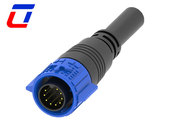 9 Pin Male 12 Volt Waterproof Wire Connectors M19 Female Bulkhead Connector
