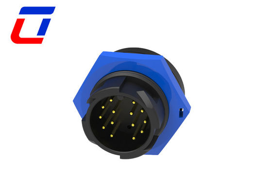 5A 14 Pin Round IP67 Waterproof Connector M19 Wire To Board Connector Types
