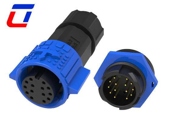 5A 14 Pin Round IP67 Waterproof Connector M19 Wire To Board Connector Types