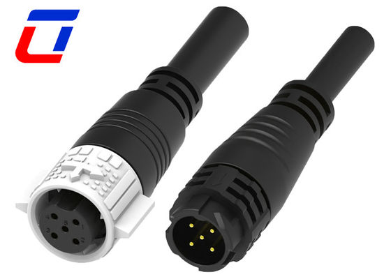 M19 Male Female Waterproof Cable Connector 10A 5 Pin IP67 Wire Connector