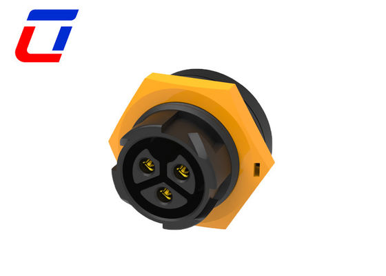 Push Lock 20A 3 Core Waterproof Cable Connector M19 Male Female 3 Pin