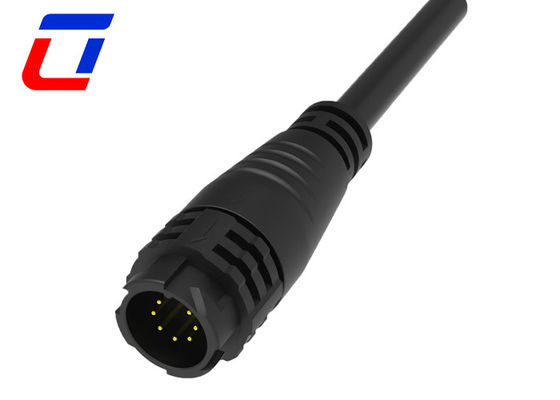 7 Pin 5A Push Lock Wire To Board Cable Connectors Waterproof Molded With Cable M19