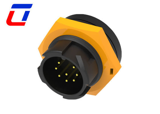 M19 IP67 Waterproof Bulkhead Electrical Connector 8 Pin Female Cable Connector