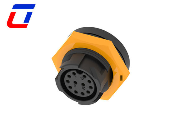 Male Cable 12 Pin Waterproof Connector Wire To Board IP67 For Signal Transmission