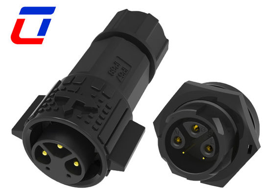 15A Power 5A Signal M19 Wire To Board Multi Pin Connectors Waterproof With Push Locking