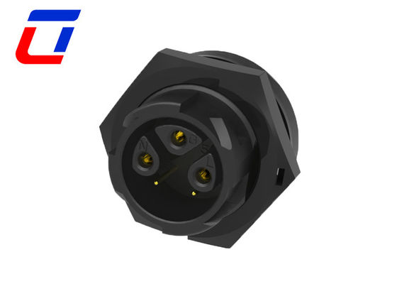 15A Power 5A Signal M19 Wire To Board Multi Pin Connectors Waterproof With Push Locking
