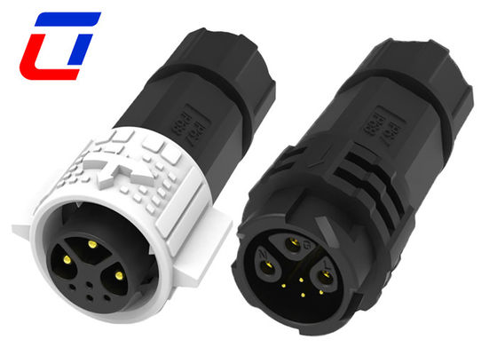 3+4 Multi Pin Waterproof Male Female Connector High Performance Materials
