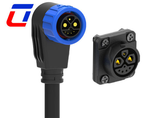M23 Industrial Plug Socket 8 Multi Pin Connector Waterproof For 50A Battery Pack