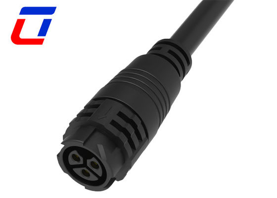 20A Current Rated Push Locking System M19 Waterporof Power Molded Cable Connector