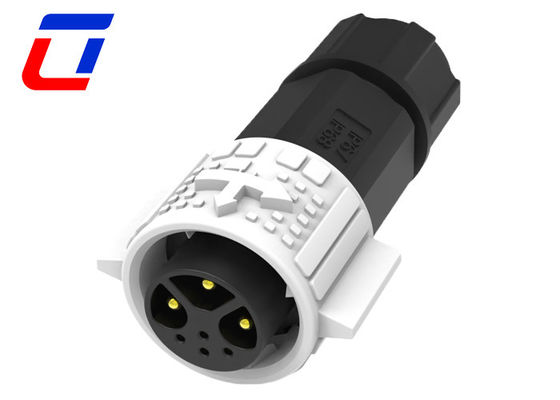 15A Power Signal 3+4 Pin Waterproof Male 7 Pin Plug Female Panel Mount Connector