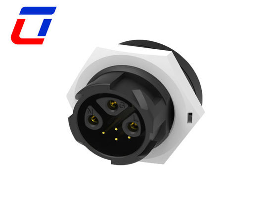 15A Power Signal 3+4 Pin Waterproof Male 7 Pin Plug Female Panel Mount Connector