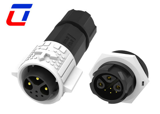 15A Power Signal 3+4 Pin Waterproof Male 7 Pin Plug Female Panel Mount Connector