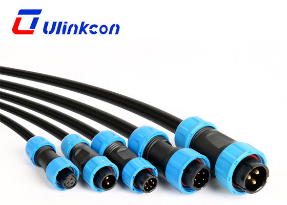 2PIN IP68 Waterproof Connector WM11 with 5A Current Rating in PA66 Plastic