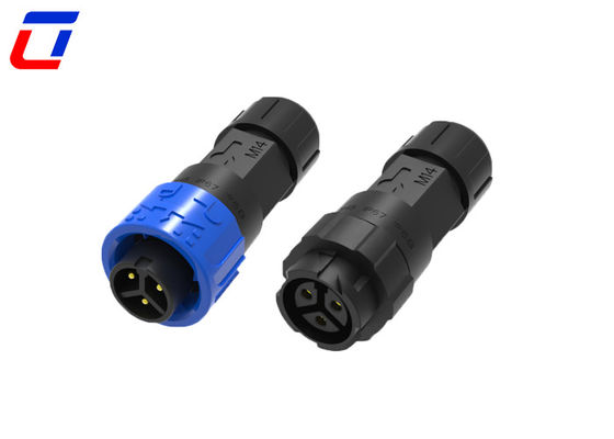 Durable M16 3 Pin 300V Waterproof Power Connector Female to Male for Industrial