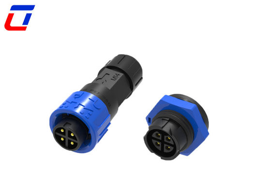 Industrial M16 4 Pin 300V Waterproof Male To Female Connector for Harsh Environments