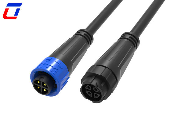 Industrial M16 4 Pin 300V Waterproof Male To Female Connector for Harsh Environments