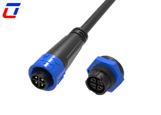 Industrial M16 4 Pin 300V Waterproof Male To Female Connector for Harsh Environments
