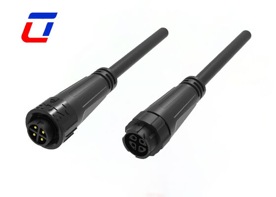 M16 4 Pin IP67 Waterproof Power Connector Female To Male 300V Durable For Applications