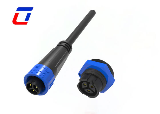 M16 3 Pin 300V Waterproof Power Connector Male To Female