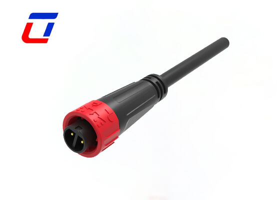 Waterproof  M16 2 Pin Circular Quick Lock  Connector Male To Female 300V Rated