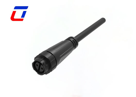 Waterproof  M16 2 Pin Circular Quick Lock  Connector Male To Female 300V Rated