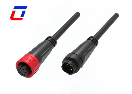 M16 7 Pin Automotive Waterproof Male Female Connector For Low Power Signal
