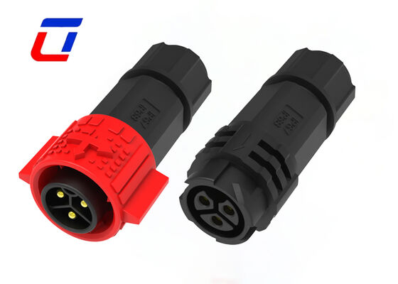 M19 3 Pin 300V Waterproof Cable Connector Quick Lock For Industrial Production