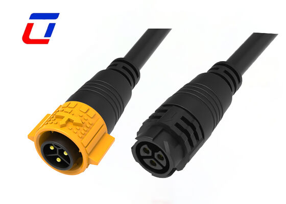 M19 3 Pin 300V Waterproof Cable Connector Quick Lock For Industrial Production