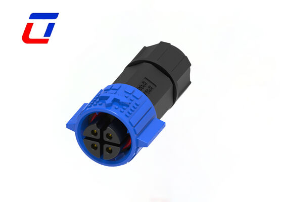 300V 15A IP67 Waterproof  M19 4 Pin  Male To Female Outdoor Power Connector