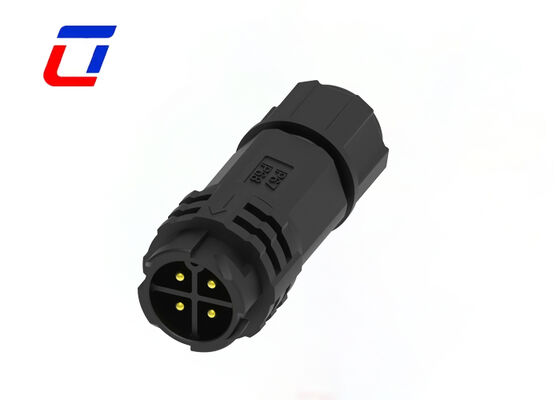 300V 15A IP67 Waterproof  M19 4 Pin  Male To Female Outdoor Power Connector