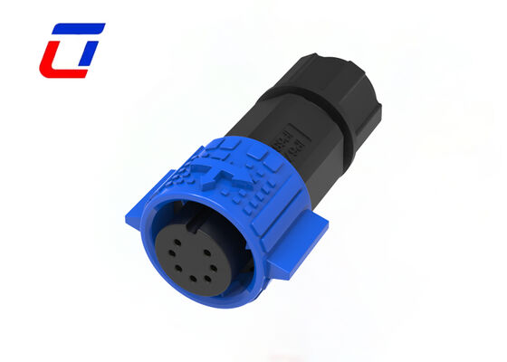 IP67 Data 7 Pin Male Female Connector M19 Wire To Board  Outdoor Connectors