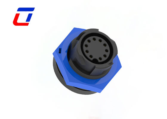 M19 10 Pin Waterproof Quick Disconnect Wire Connectors ODM IP67 Circular Connectors