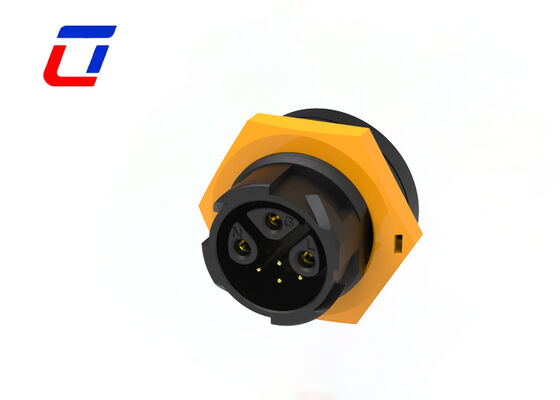 Outdoor Waterproof Connector M19 3+4 Pin  IP67 Waterproof Connector Wire To Board
