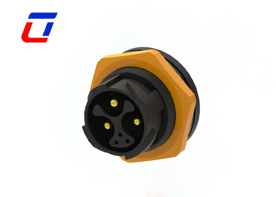 Waterproof Connector  M25 3+3 Pin IP67 15A Male Female  Quick Lock Plug Socket