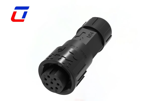 M16 8 Pin Waterproof Connector 5A IP67 Quick Release  Male Female Connector For Signal