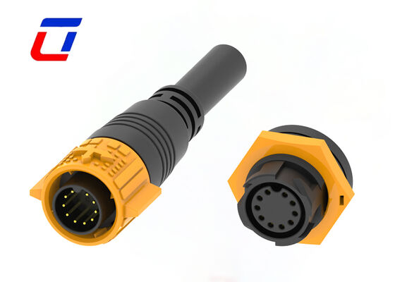 10 Pin Quick Release M19 IP67  Low Voltage 60V Circular Wire Connector Plug And Scoket