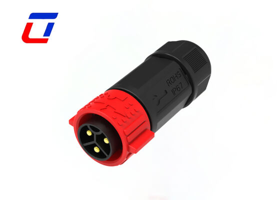 3 Pin Plug Socket Connector M25 50A Waterproof Power Connector For New Energy