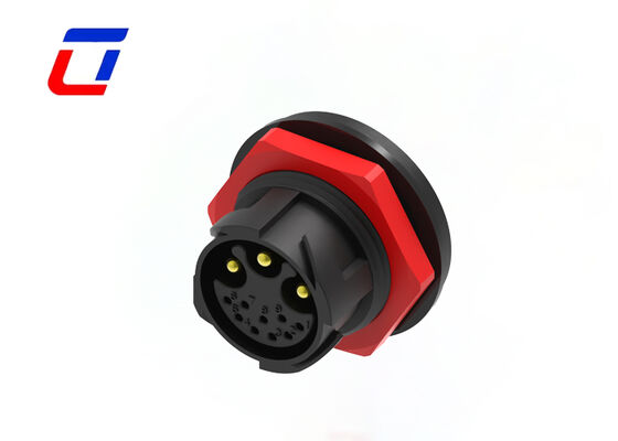 3+9 Pin Power And Signal Connectors M25 Quick Lock Wire To Board  Connector