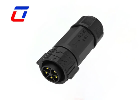 50A M25 5 Pin Male Female Connector IP67 Quick Release Solar Connectors For Power