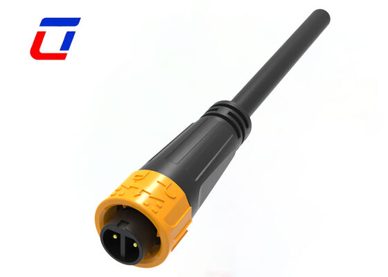 M16 Waterproof Circular Connector 300V 2 Pin Male To Female Cable Connectors