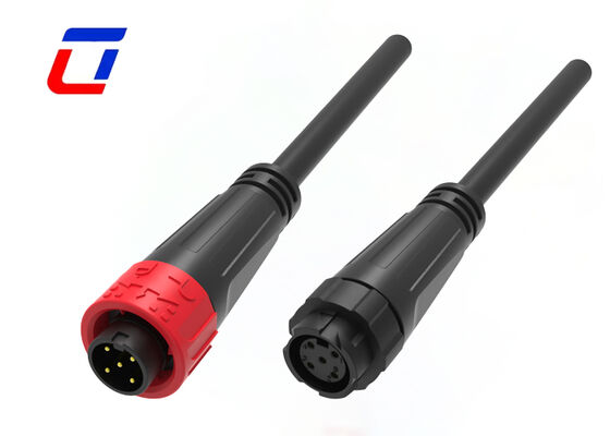 M16 5Pin ip67 wire connector 8A Male female molded cable connector To Electric equipment