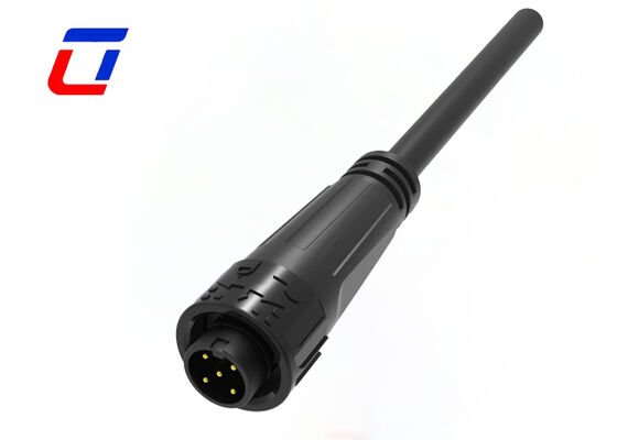 M16 5Pin ip67 wire connector 8A Male female molded cable connector To Electric equipment