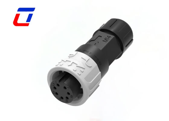 60V Low Voltage Wire Connectors M16 7Pin Waterproof Nylon Circular Connector