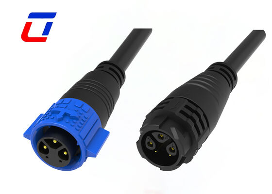 M19 IP67 3+2 Pin Waterproof Connector 300V Wire To Wire Connector Types